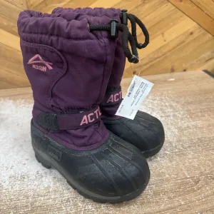Acton - Children's Winter Boots: Purple-children-12T