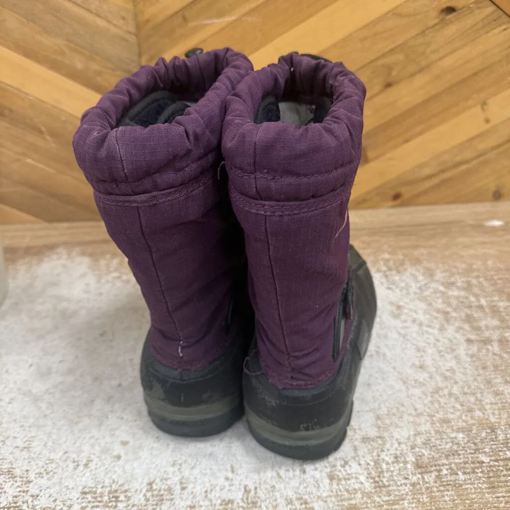 Acton - Children's Winter Boots: Purple-children-12T