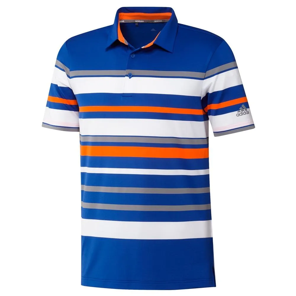 adidas Mens Ultimate365 Striped Polo
