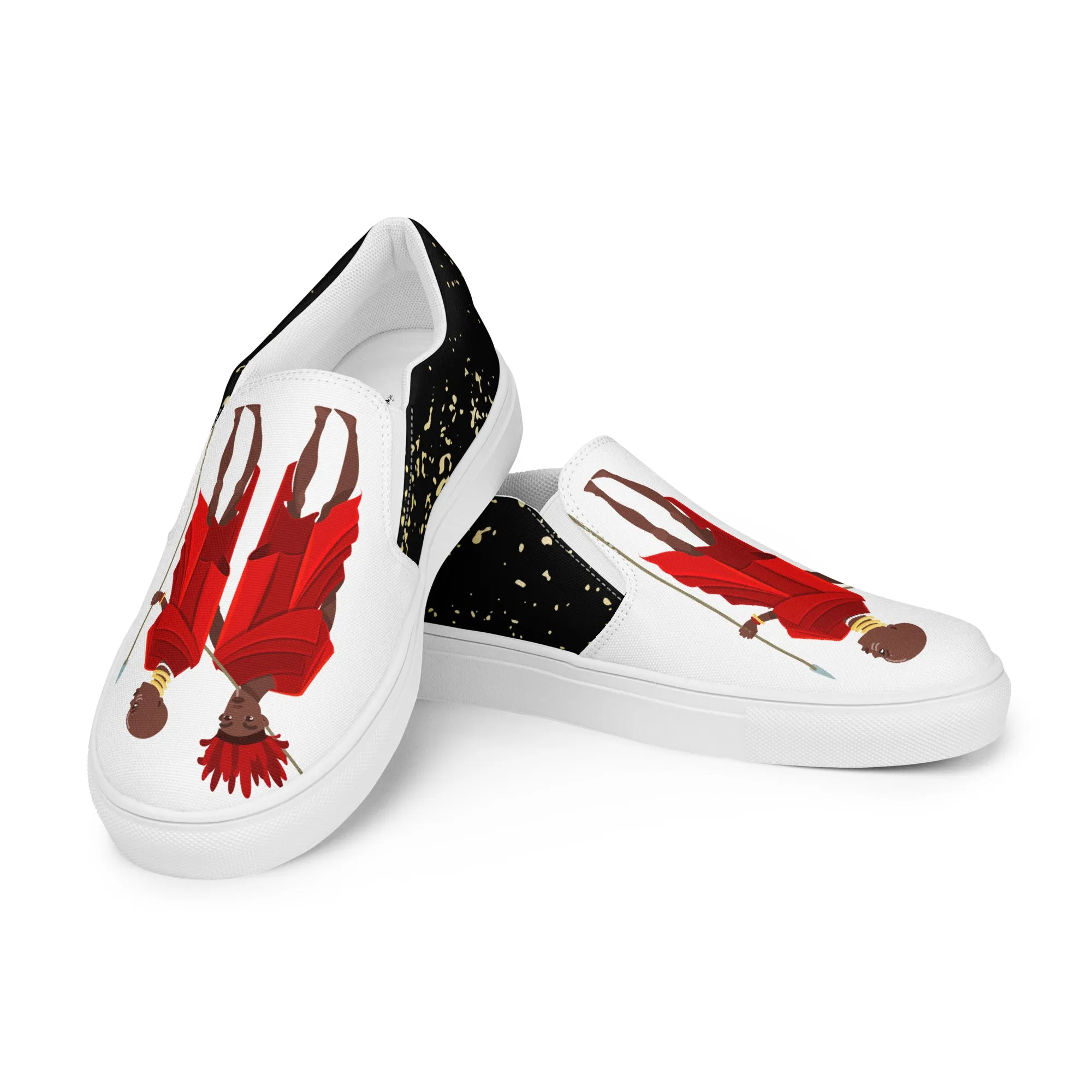 Agojie Midnight Men’s Slip-On Canvas Shoes