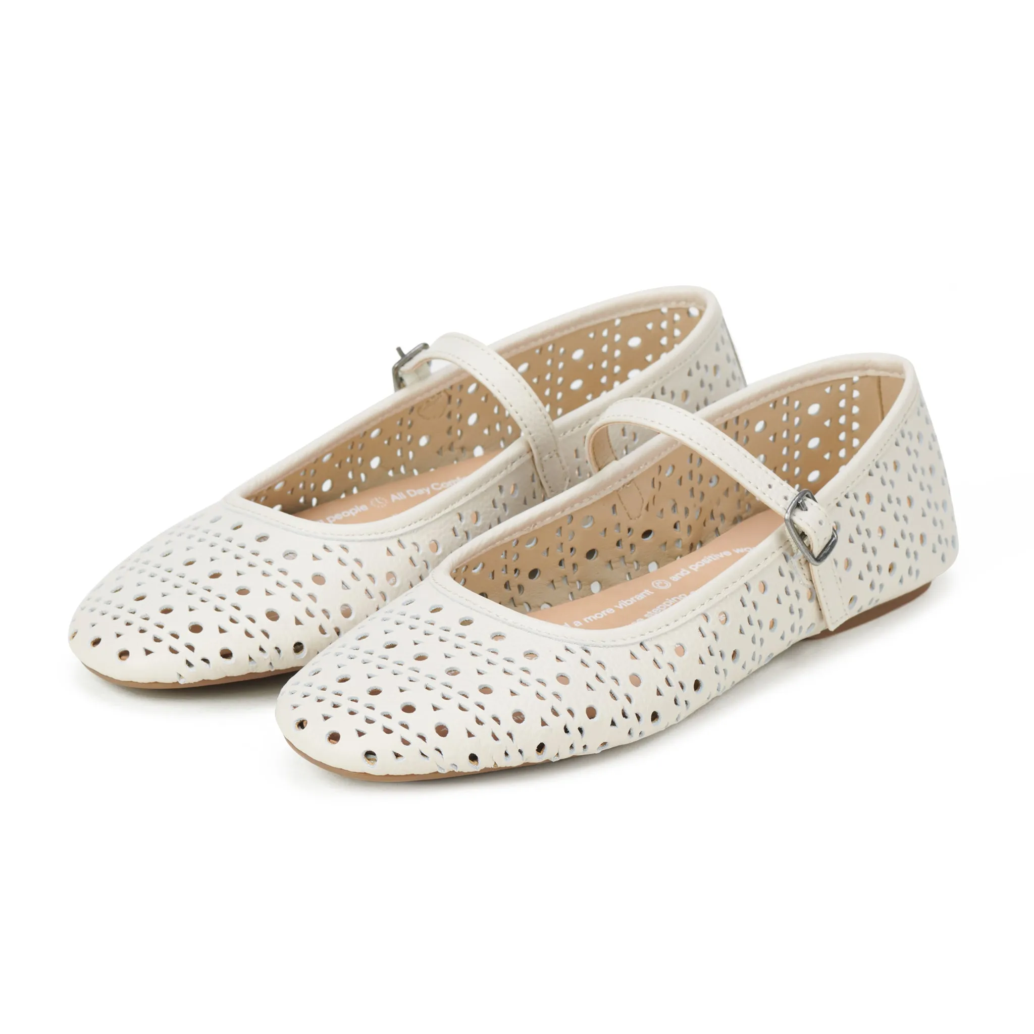 Ballet Mary Jane Laser Bone
