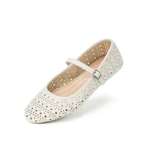 Ballet Mary Jane Laser Bone