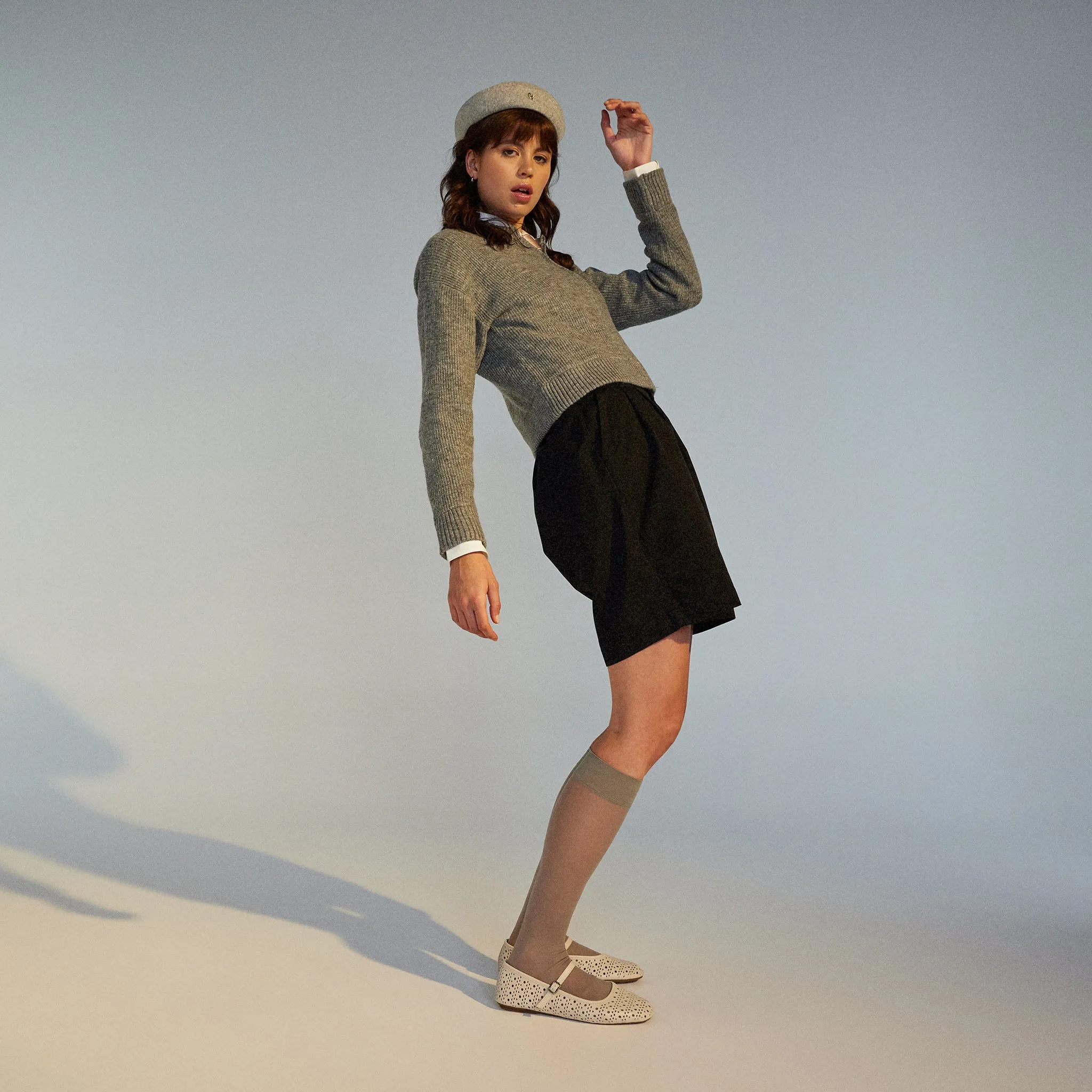 Ballet Mary Jane Laser Bone