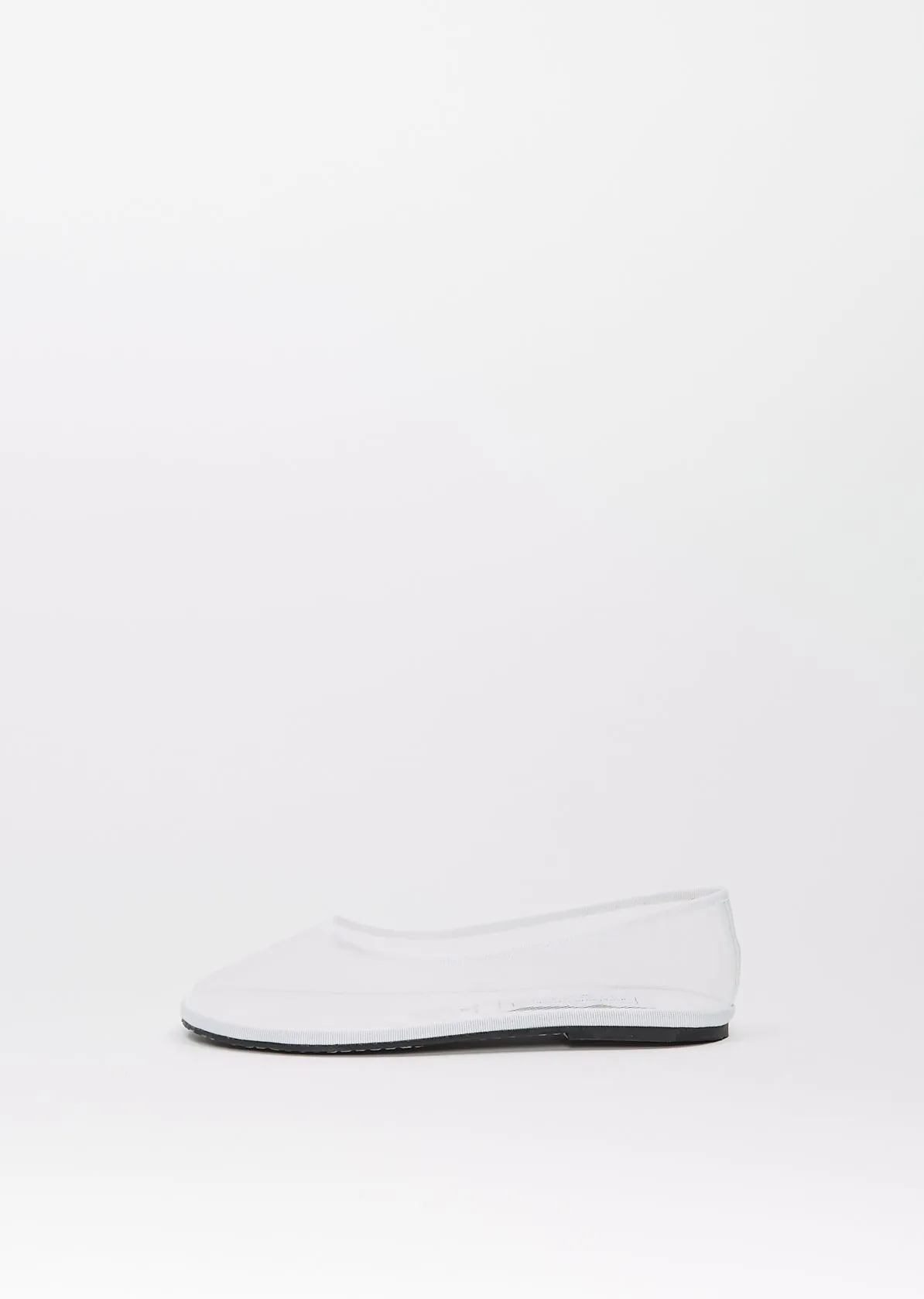 Ballet Round Mesh Ness — White
