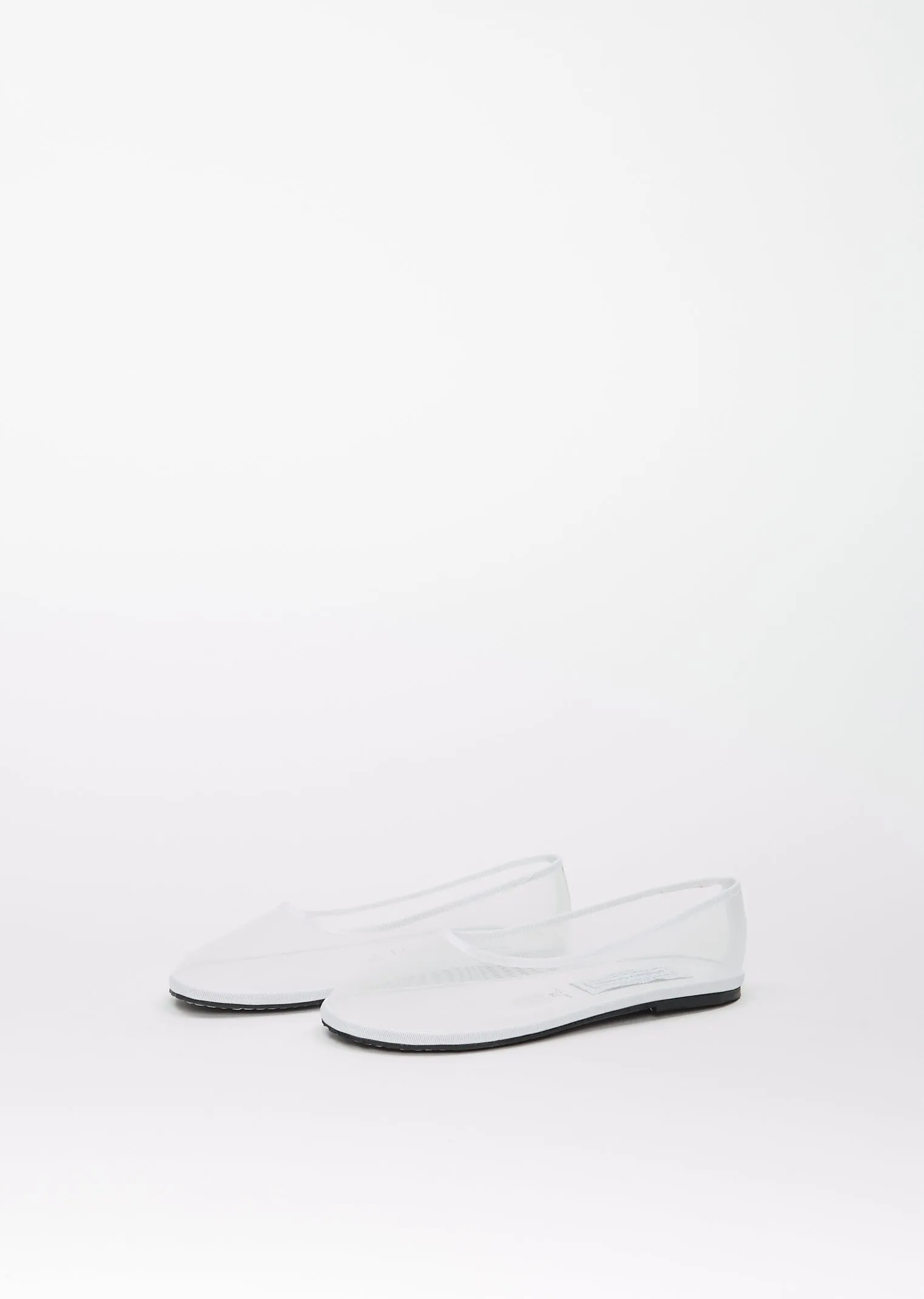 Ballet Round Mesh Ness — White