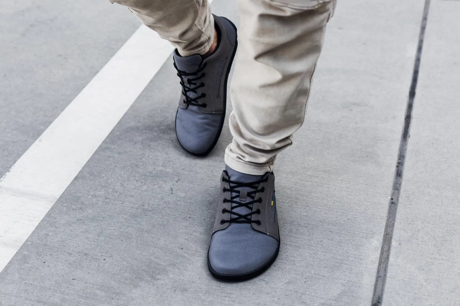 Be Lenka - Whiz Grey - Deportivas barefoot