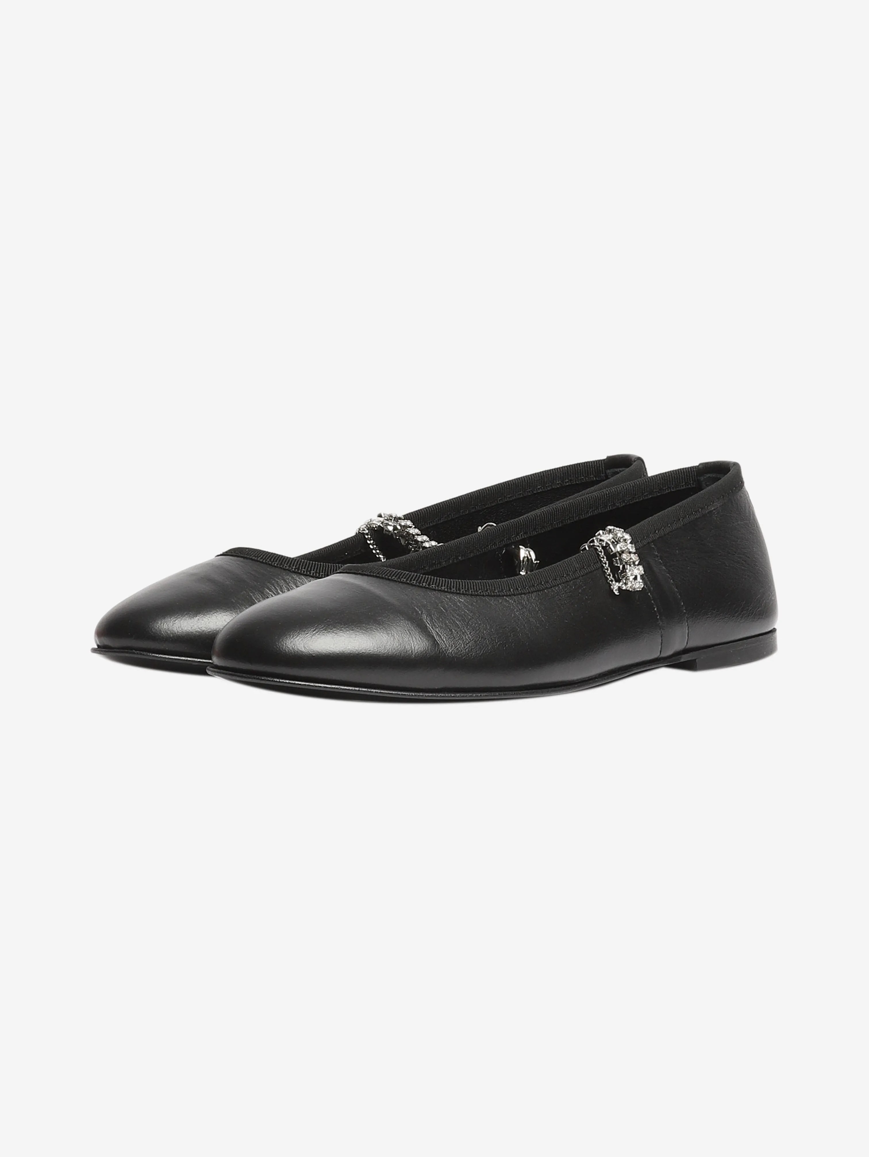 Black Juliette Double Chain ballet flats - size EU 37