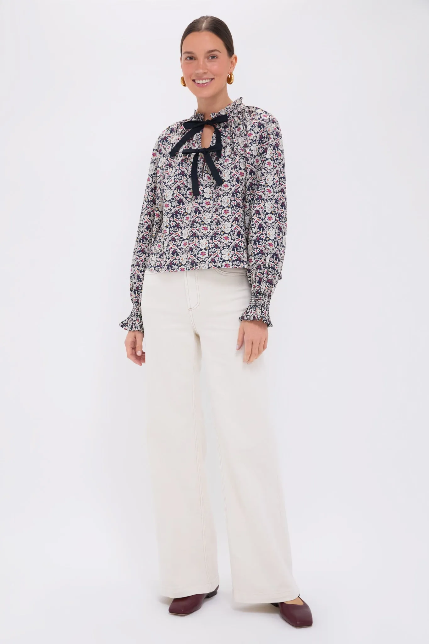 Bordeaux Plume Aiden Top