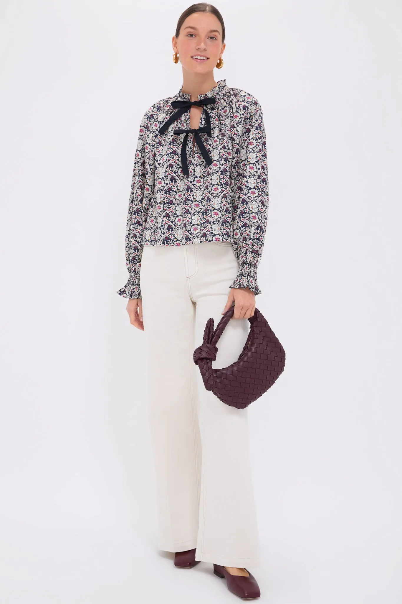 Bordeaux Plume Aiden Top