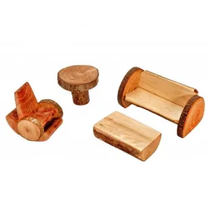 Branch Furniture for Elf Tree House, Small Living Room