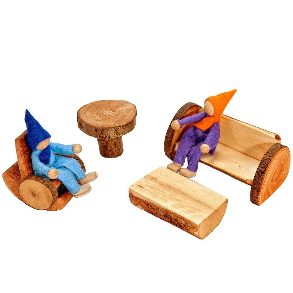 Branch Furniture for Elf Tree House, Small Living Room