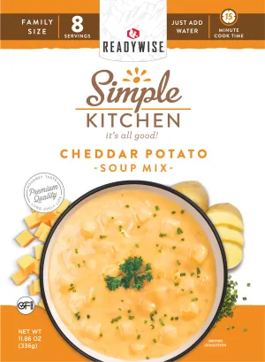 CHEDDAR POTATO - Soup Mix - 6 Ct Case - 8 Servings