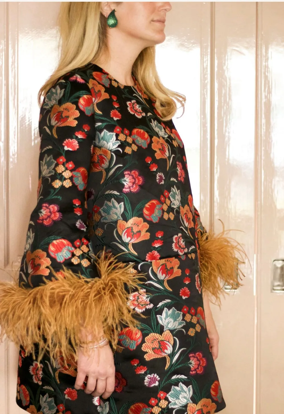 Cheeky Designed Brocade Party Dress