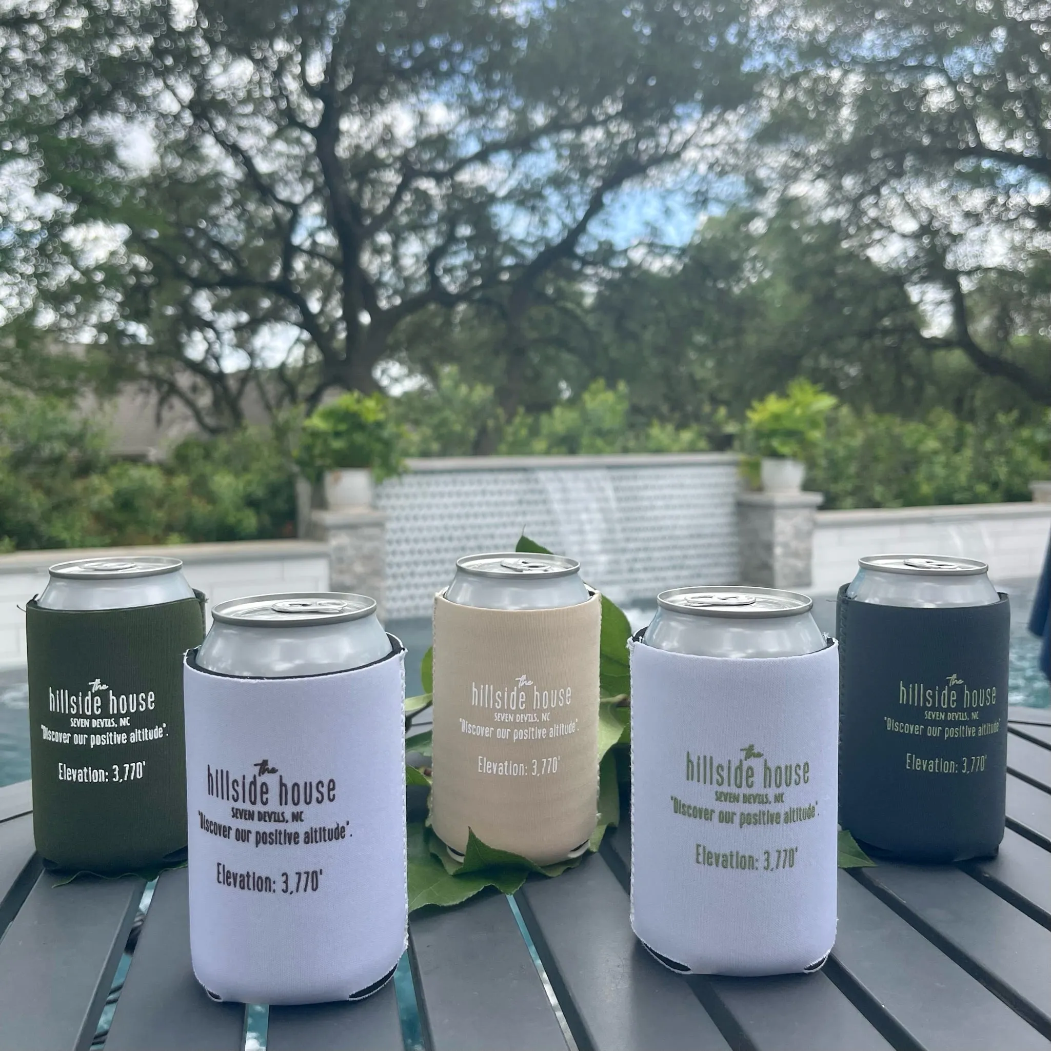 Custom Designed Event Can Cooler Favors
