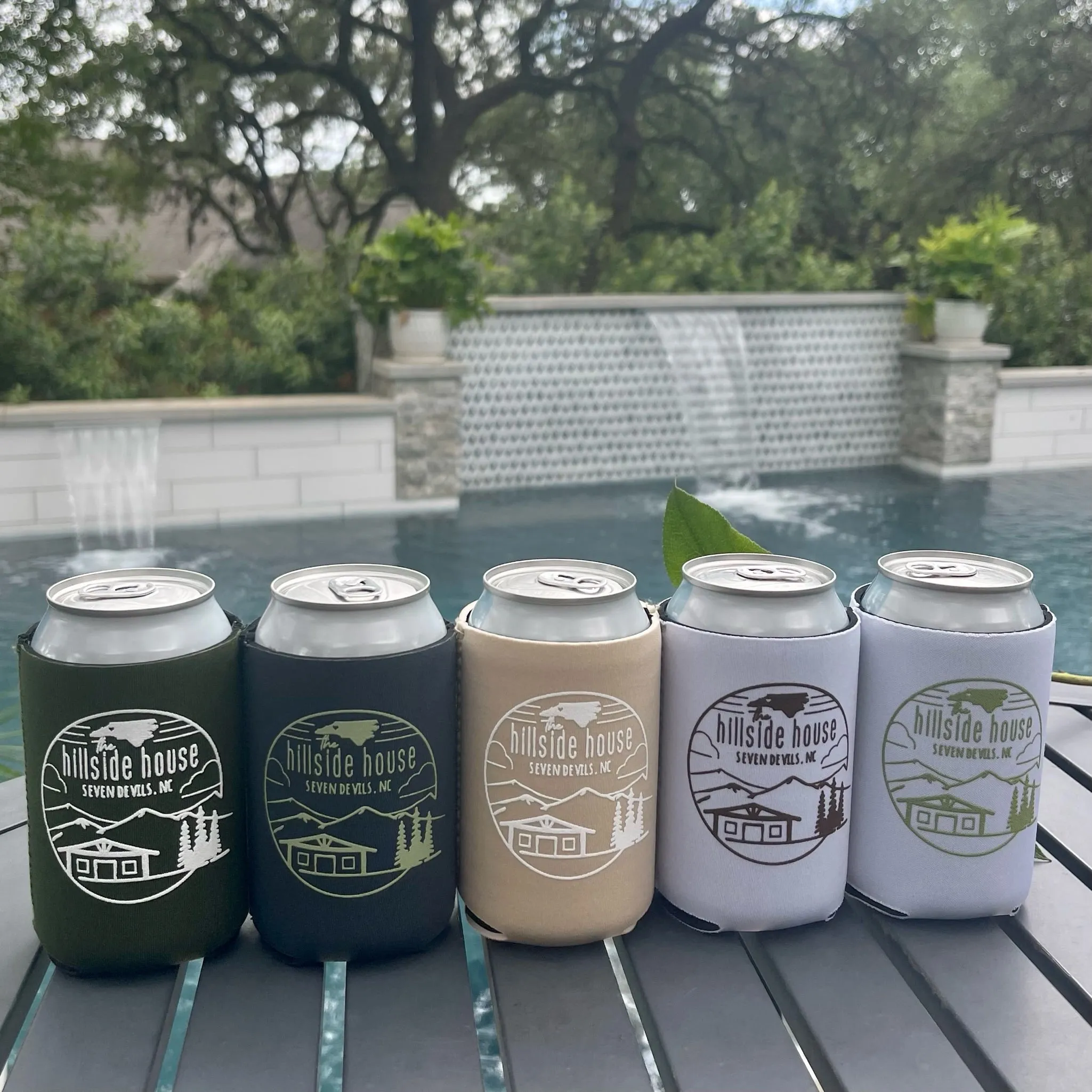 Custom Designed Event Can Cooler Favors