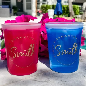 Custom Designed Plastic Stadium Mood Cups