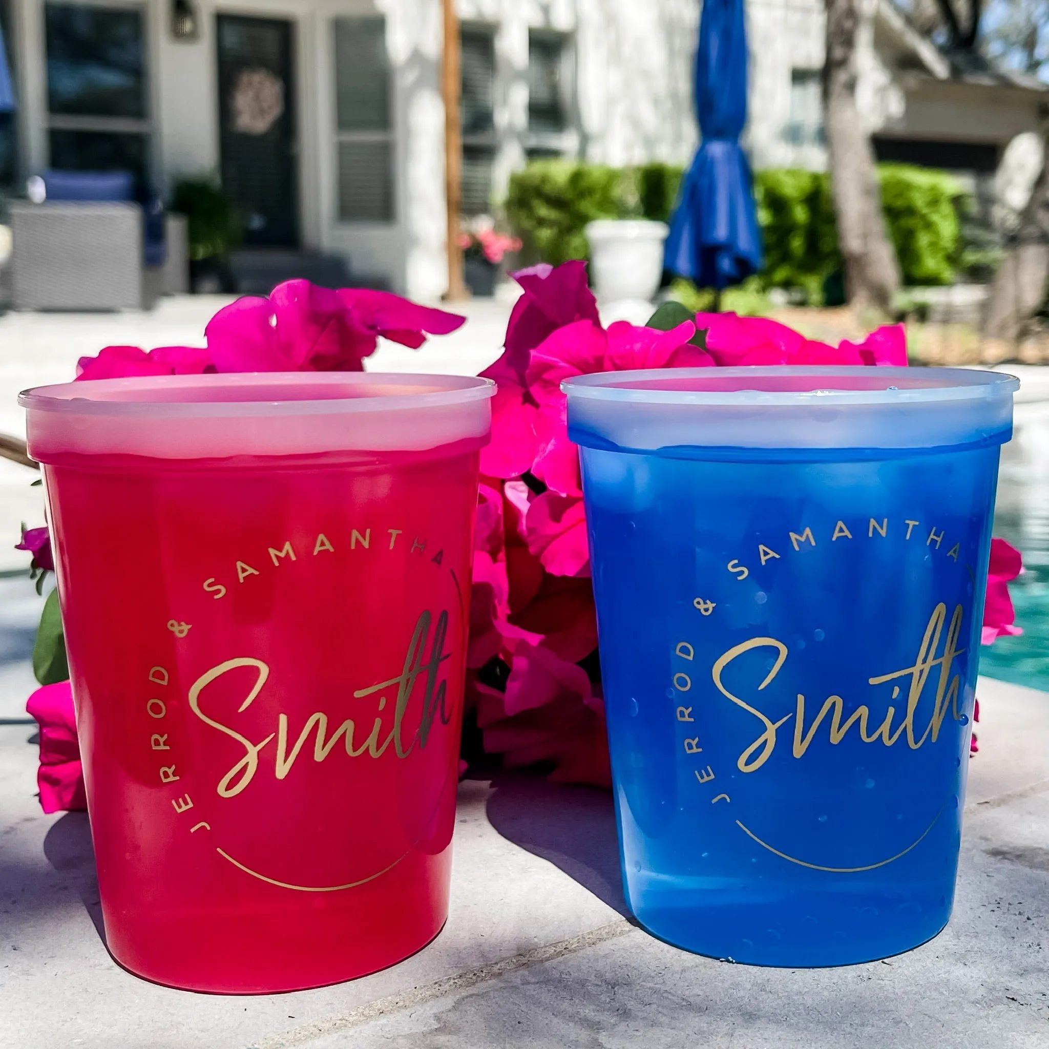 Custom Designed Plastic Stadium Mood Cups