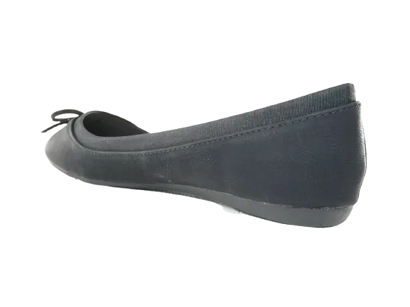 Damen Slipper Halbschuhe Ballerina Loafer Mokassins Slip On Flats Freizeit Black # 3345