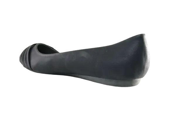 Damen Slipper Halbschuhe Ballerina Loafer Mokassins Slip On Flats Freizeit Black # 8274