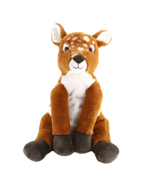 Darby The Deer, Large Heatie With Microwaveable Silica Bead Pillow Insert