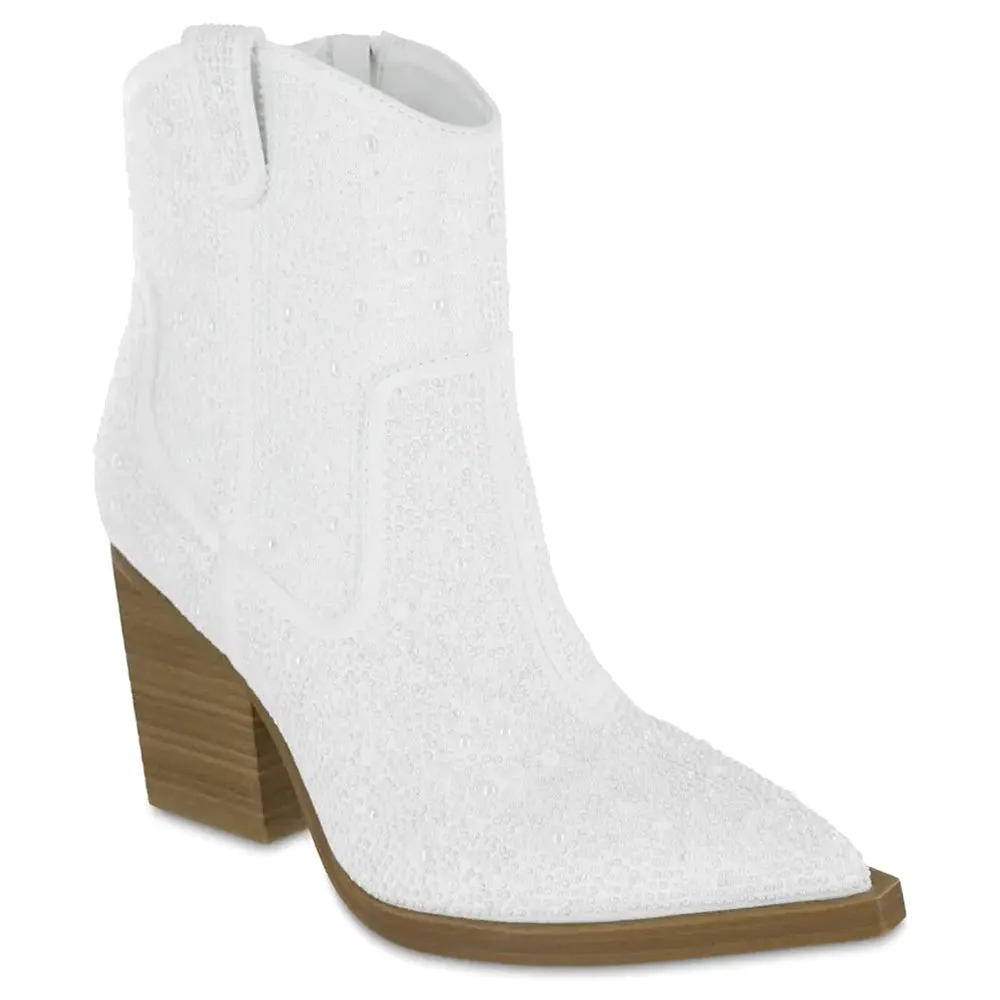 Dawson Zippered Pointed Toe Booties