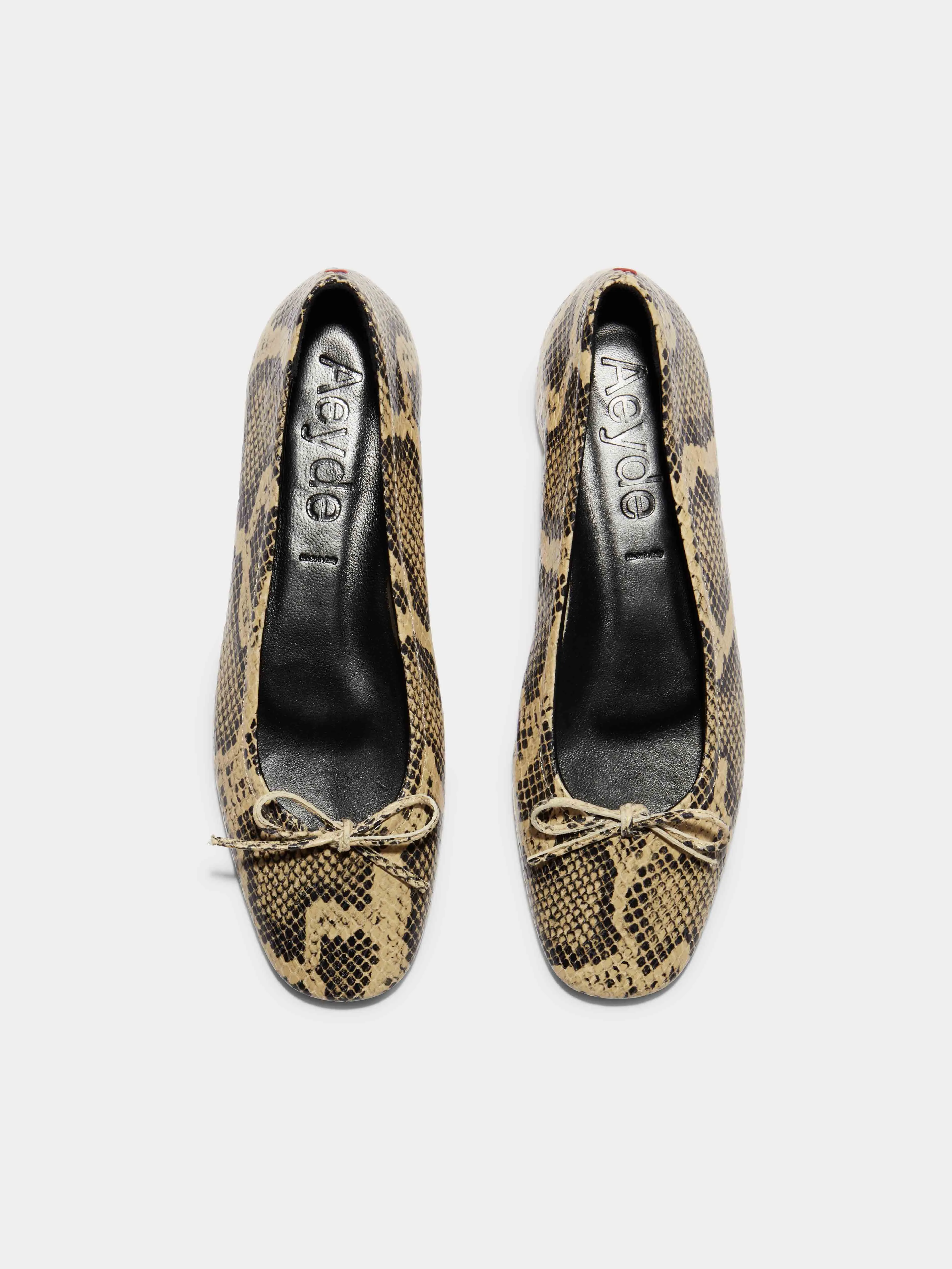 Delfina Leather Ballet Flats