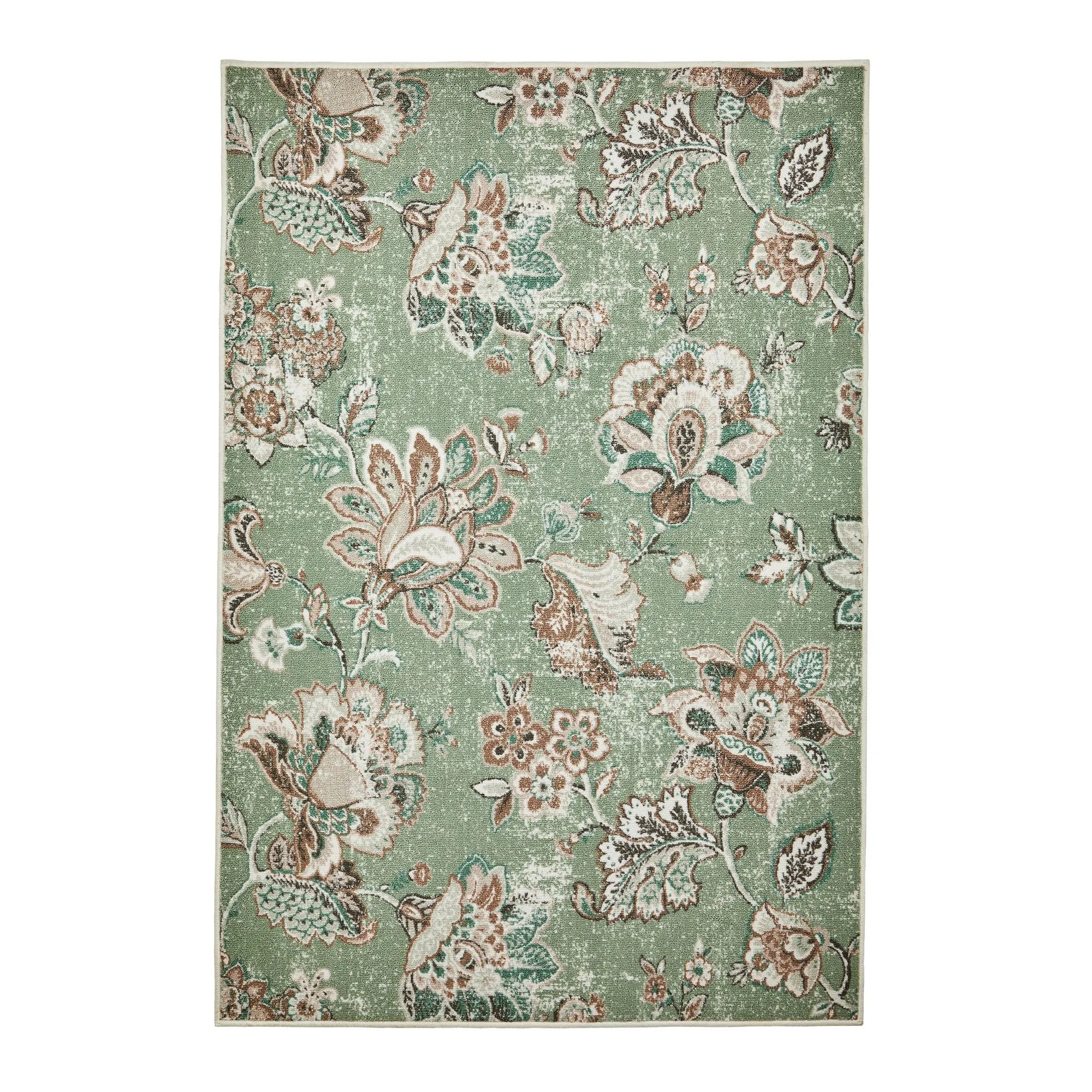 Dreams & Drapes Keats Washable Rug - Green