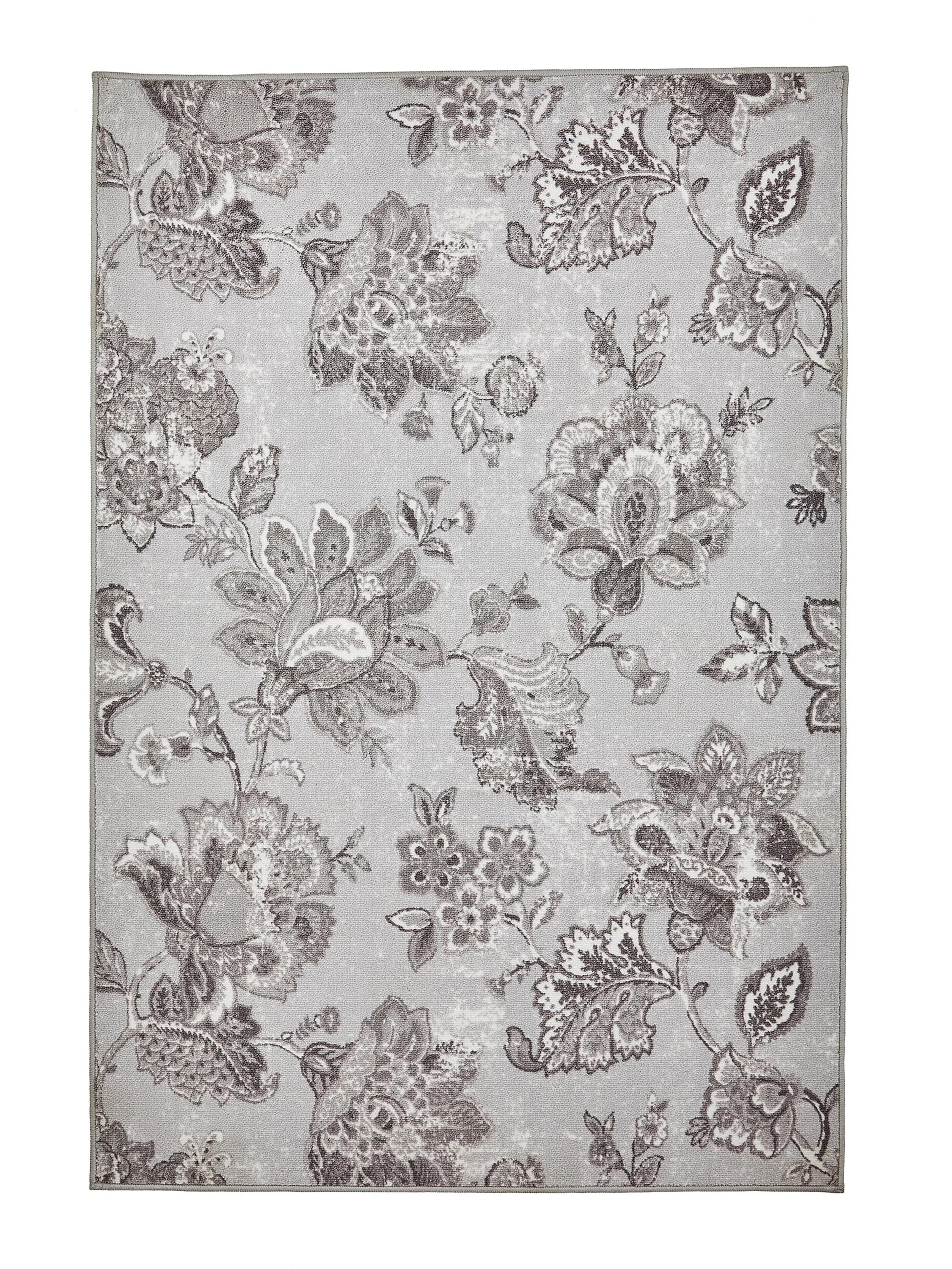 Dreams & Drapes Keats Washable Rug - Grey