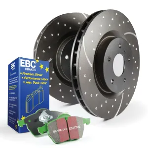 EBC Brakes S10KF1465 S10 Kits Greenstuff 2000 and GD Rotors