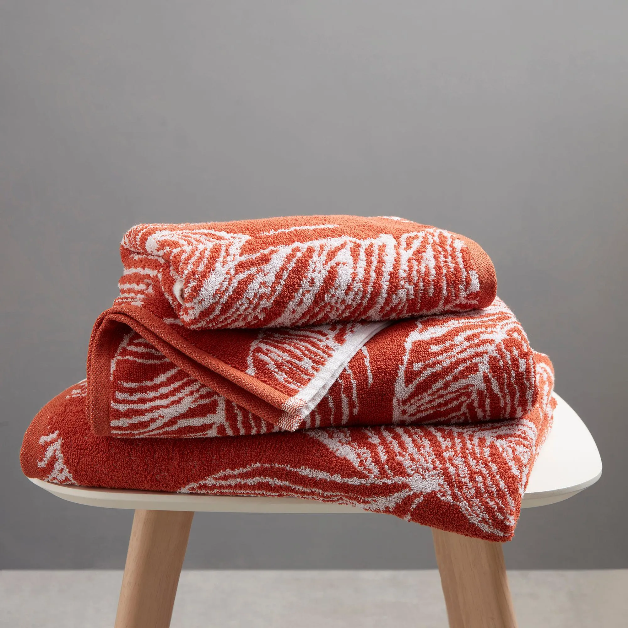 Fusion Matteo Towel - Terracotta