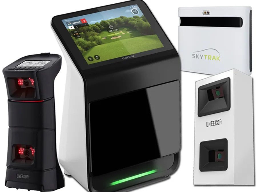 Hanging Golf Simulator Packages with Launch Monitor