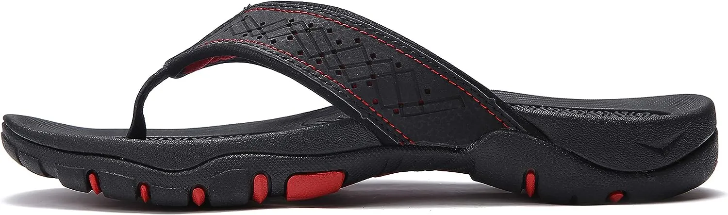 Herren Sport Flip Flops Comfort Casual Thong Sandalen Outdoor