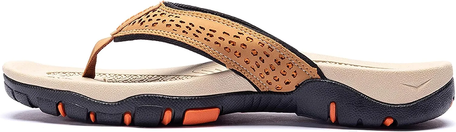 Herren Sport Flip Flops Comfort Casual Thong Sandalen Outdoor