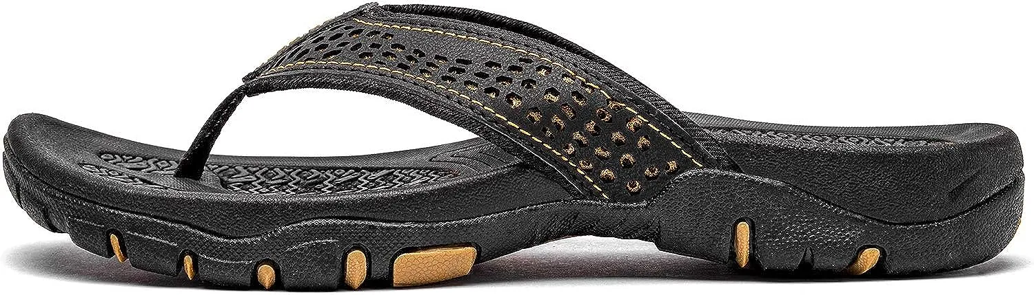 Herren Sport Flip Flops Comfort Casual Thong Sandalen Outdoor