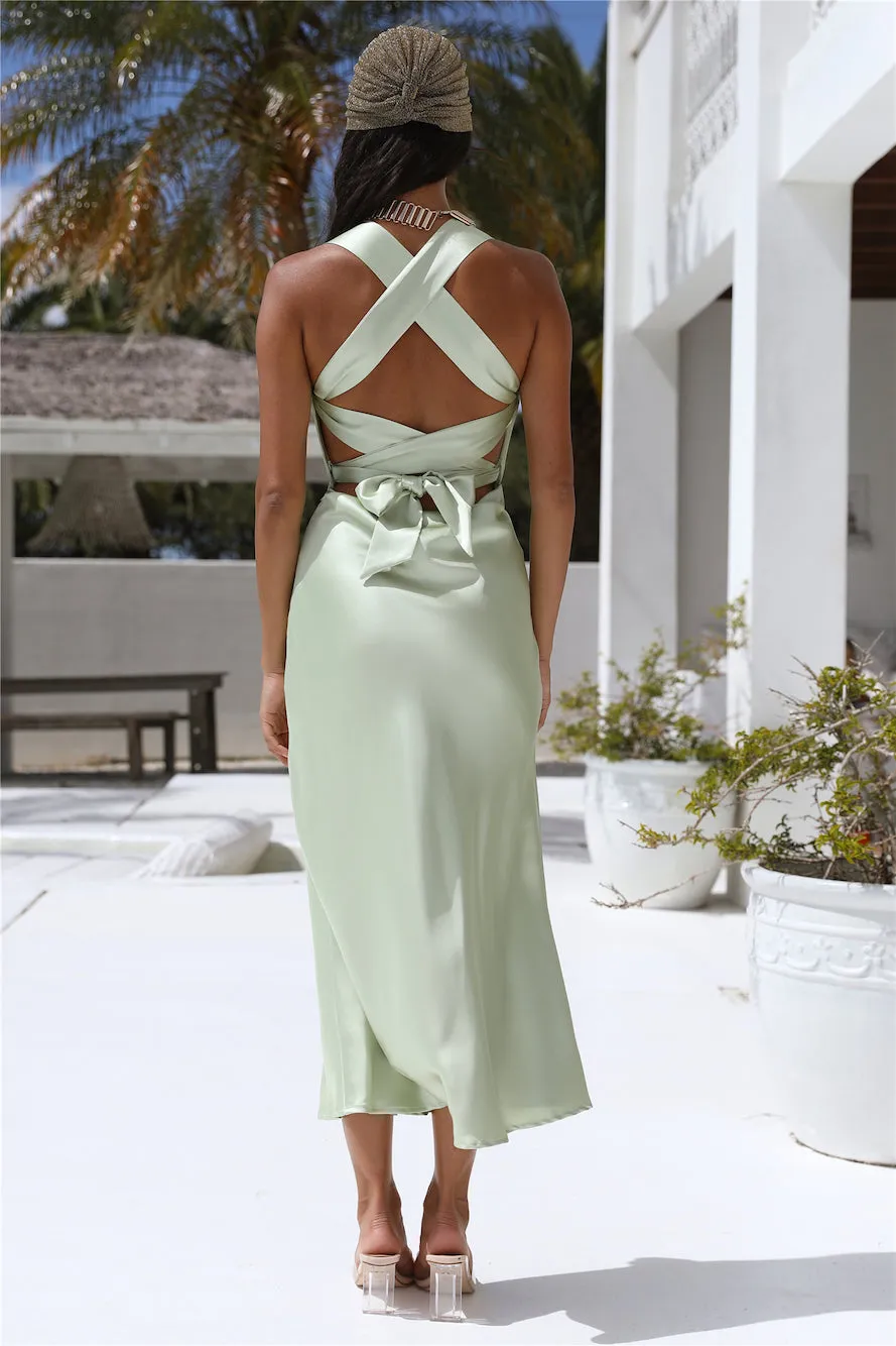 It was a Fairytale Maxi Dress Green