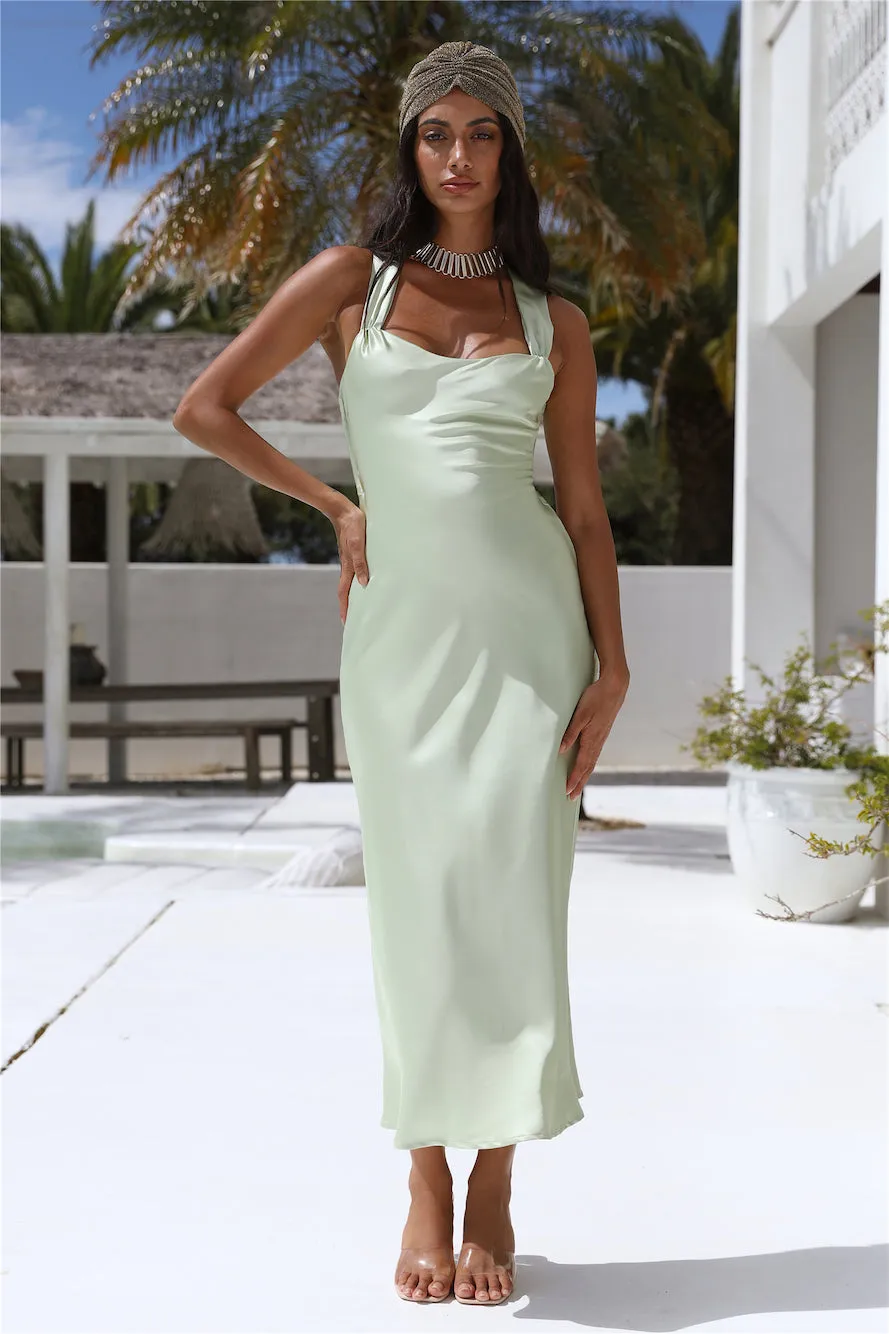It was a Fairytale Maxi Dress Green