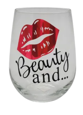 Liz's Custom Creations, Vinyl Designed Glass Drinkwear