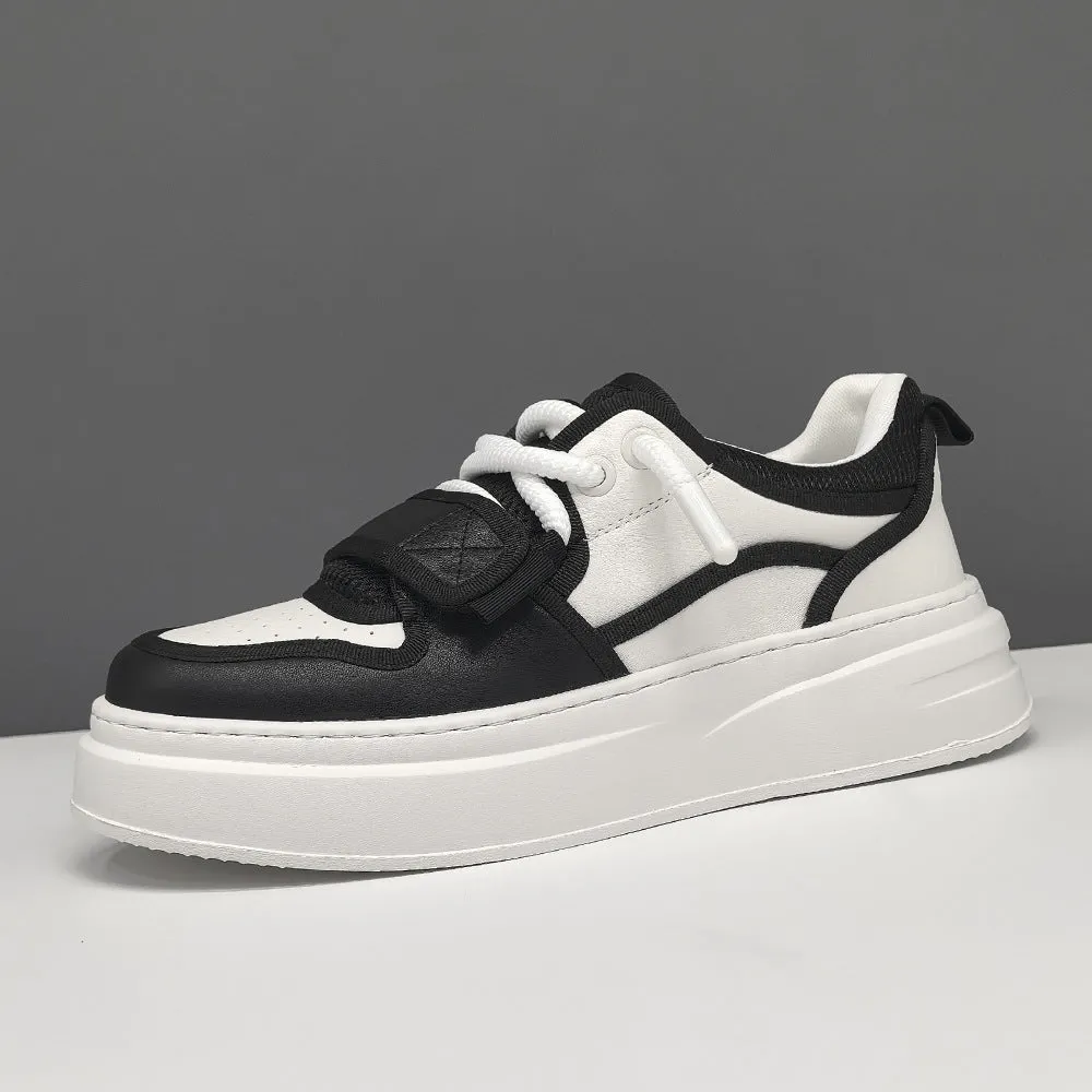 Men Fashion Breathable Velcro Tape Thick Soled Casual Shoes
