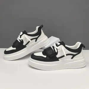 Men Fashion Breathable Velcro Tape Thick Soled Casual Shoes