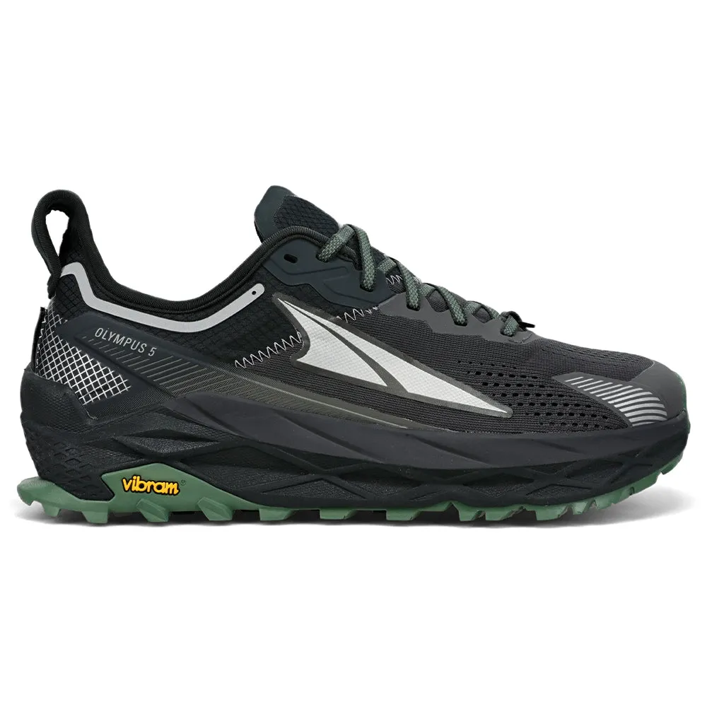 Men's Altra Olympus 5, Black/Gray, 14 D Medium