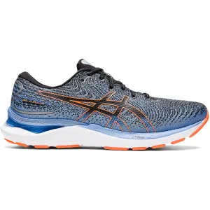 Men's Asics GEL-Cumulus 24, Black/Shocking Orange, 9.5 2E Wide