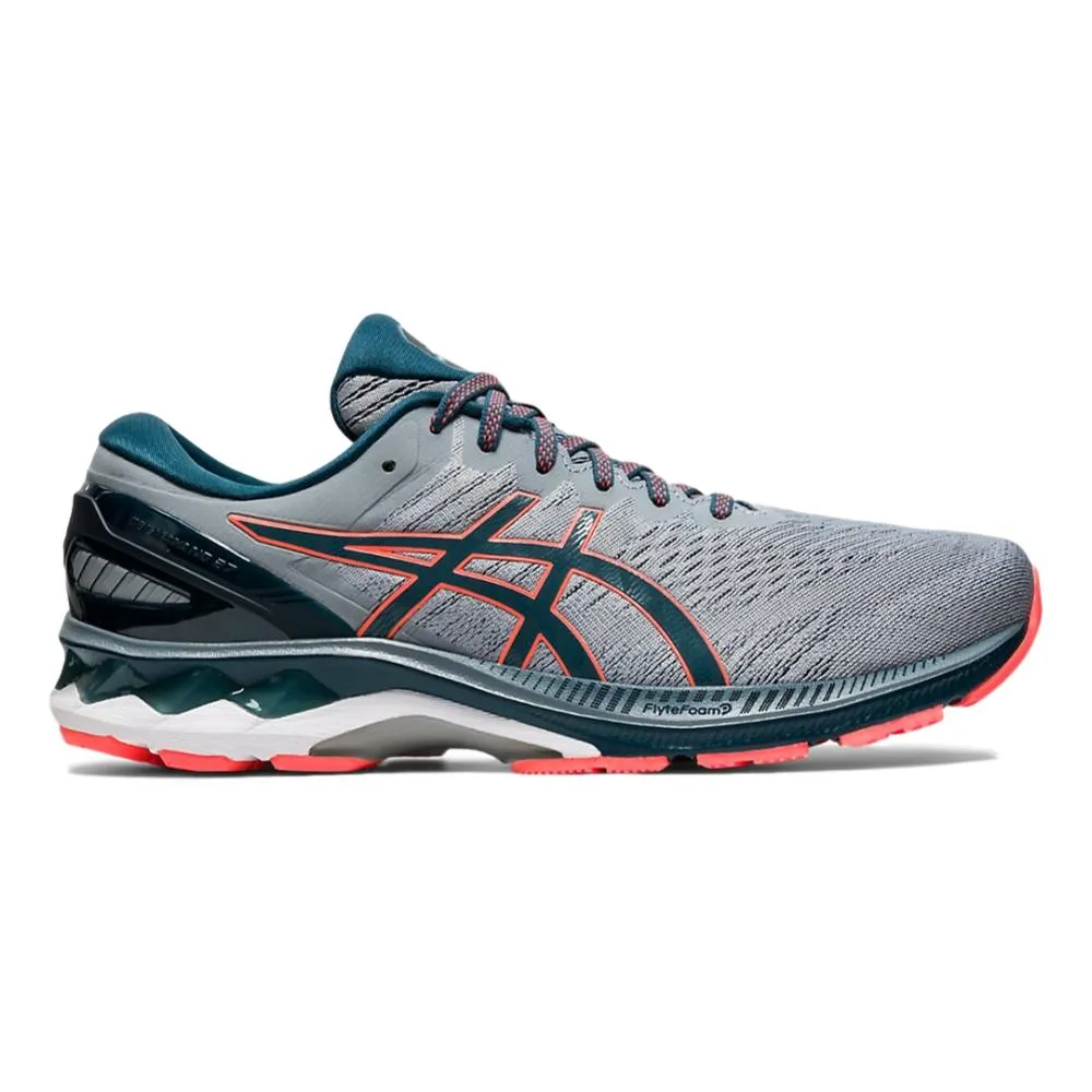 Men's Asics Gel-Kayano 27, Sheet Rock/Magnetic Blue, 12 D Medium