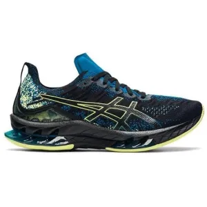 Men's Asics Gel-Kinsei Blast, Black/Glow Yellow, 10.5 D Medium