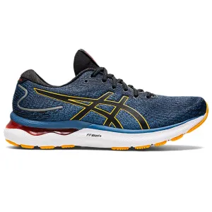 Men's Asics GEL-Nimbus 24, Azure/Amber, 10.5 D Medium