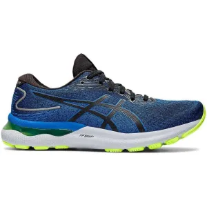 Men's Asics GEL-Nimbus 24, Black/Lake Drive, 14 D Medium