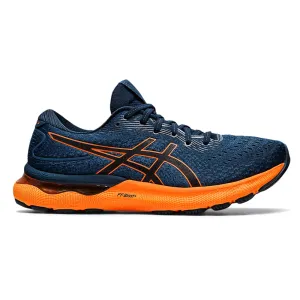 Men's Asics GEL-Nimbus 24, French Blue/Shocking Orange, 11 D Medium