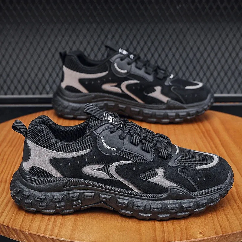 Men's Casual Shoes - Thick-Soled Breathable Sneakers - TSS371