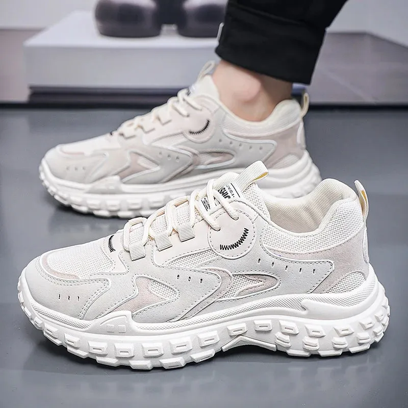 Men's Casual Shoes - Thick-Soled Breathable Sneakers - TSS371