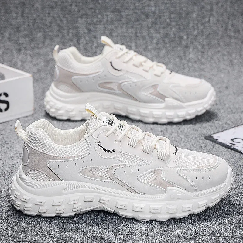 Men's Casual Shoes - Thick-Soled Breathable Sneakers - TSS371