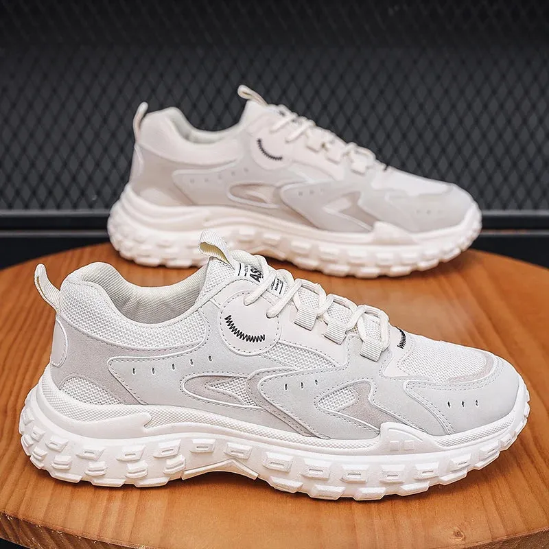 Men's Casual Shoes - Thick-Soled Breathable Sneakers - TSS371